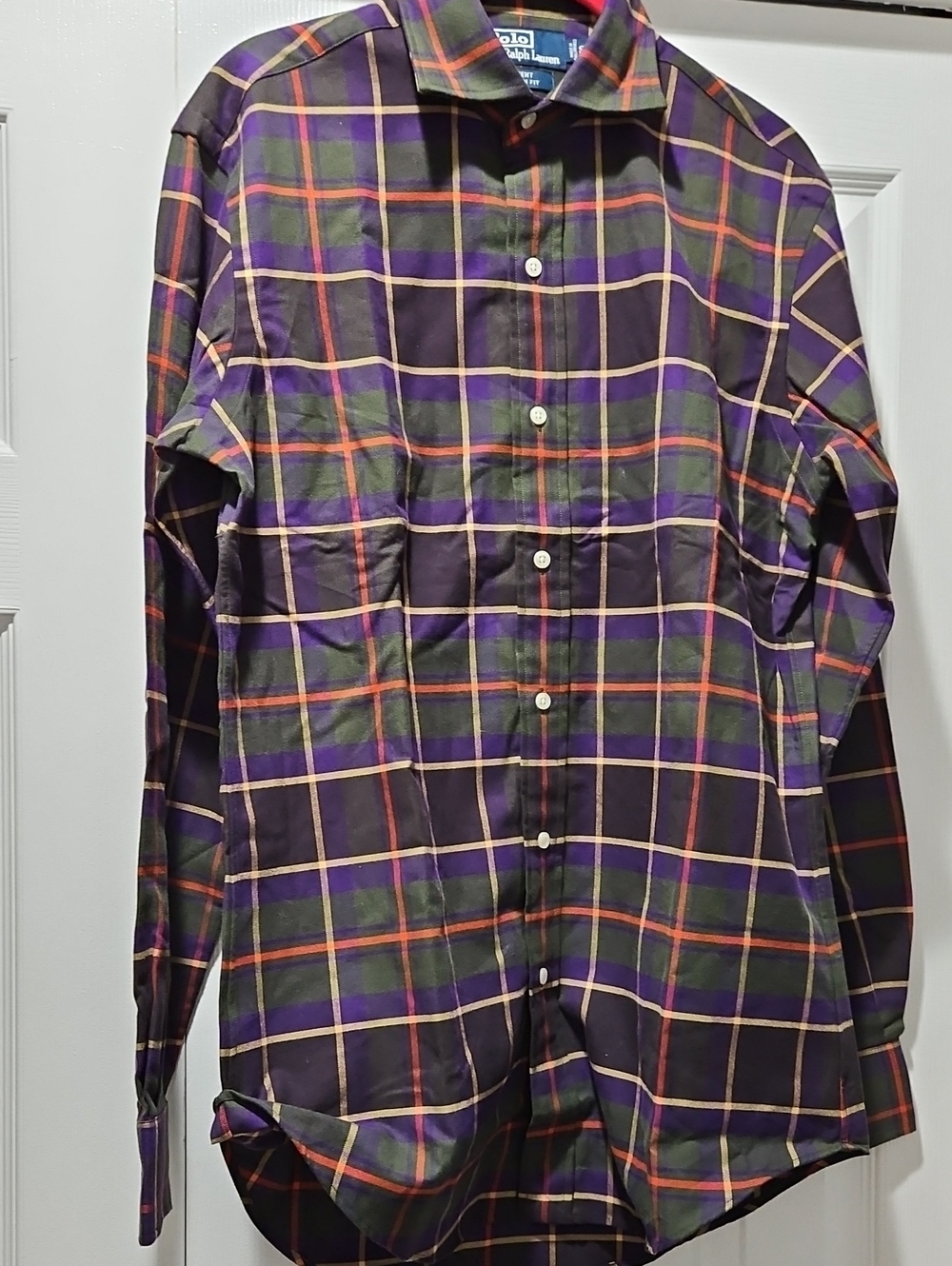 Polo by Ralph Lauren Purple Plaid Button-Up Shirt